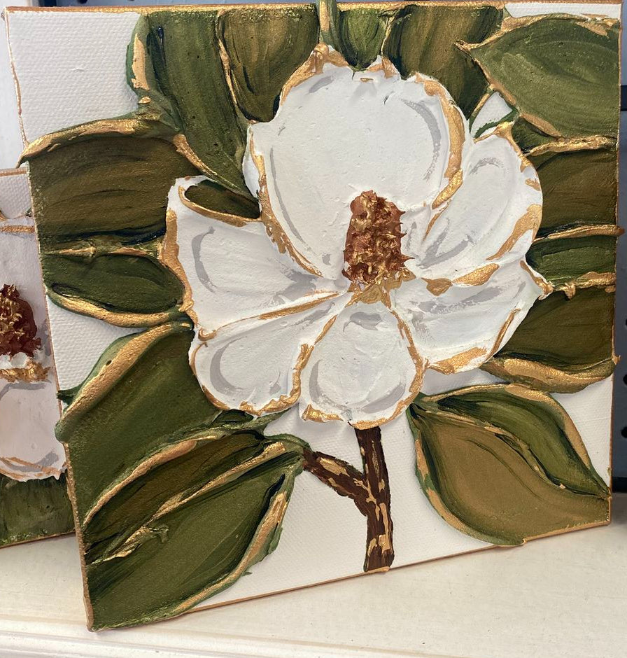 Textured Magnolia Painting FRIDAY November 7th @5pm