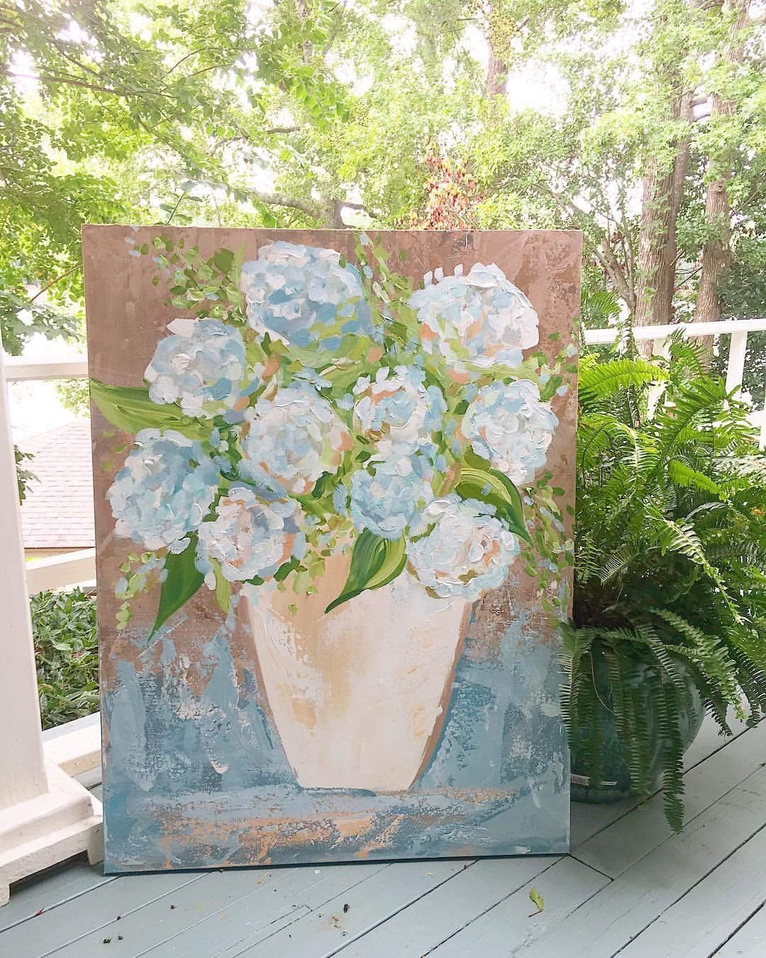 Hydrangea Canvas Painting *Saturday July 25th @10am