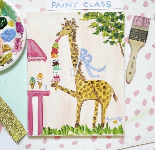 Kids Moderate Painting Class January 24th at 12pm